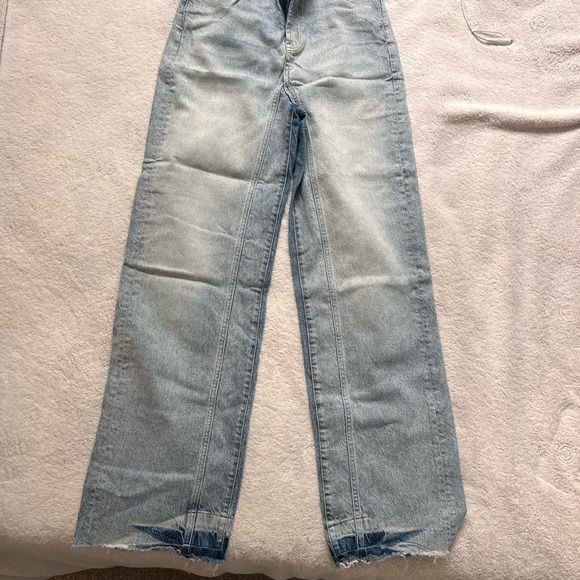 Free People Pants - Free People Light Blue Wide Leg Pants